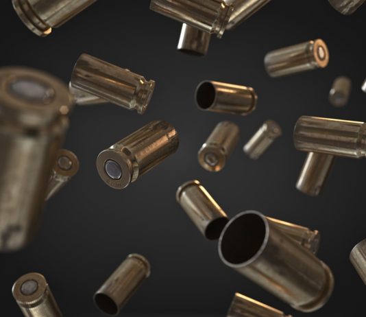 Stray Bullet – Impossible Odds (reader contribution) Artists rendition of suspended bullet casings