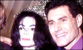 Uri Geller and Michael Jackson together